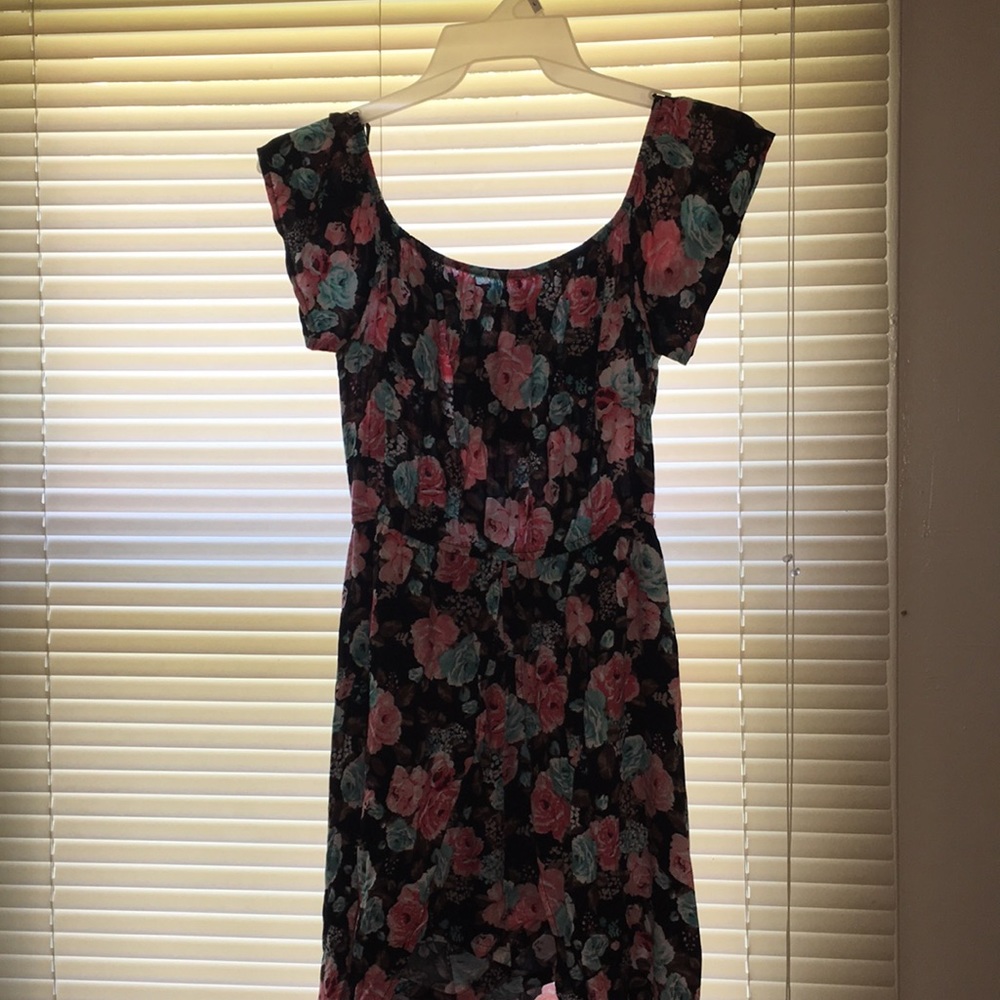 Black jumper with flowers